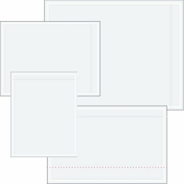 Box Partners 7 x 5 .5 in. 2 Mil Poly Clear Face Document Envelopes PL21